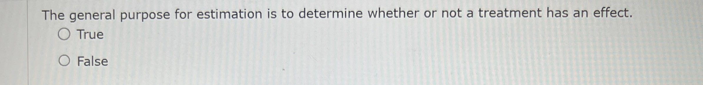 The general purpose for estimation is to