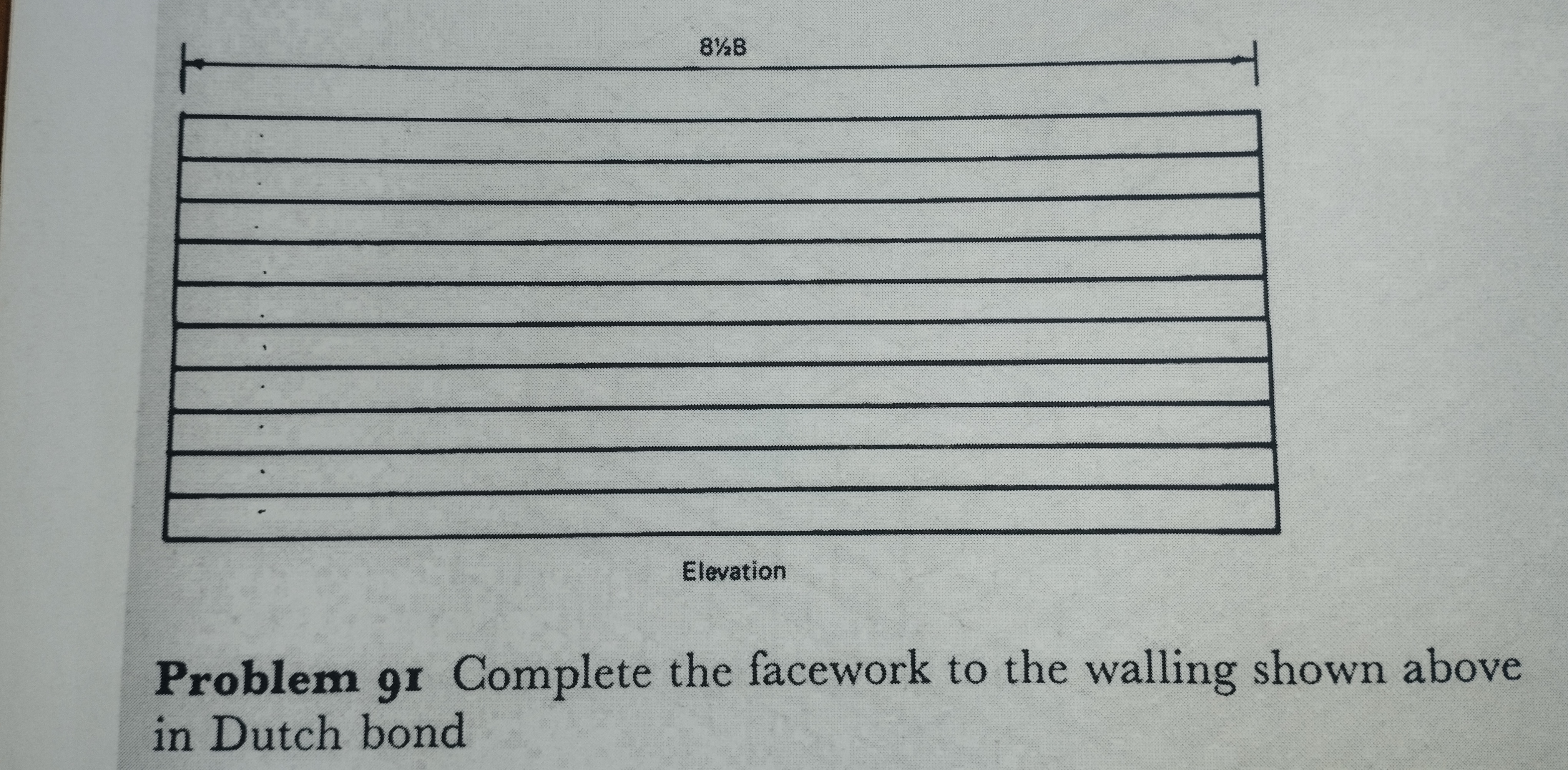 Problem 9 1 Complete the facework to the walling