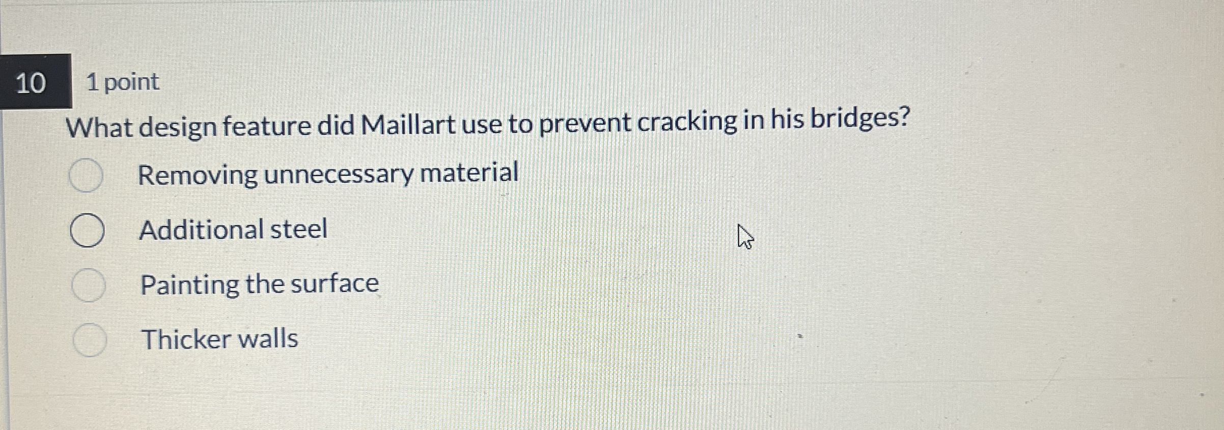 What design feature did Maillart use to prevent