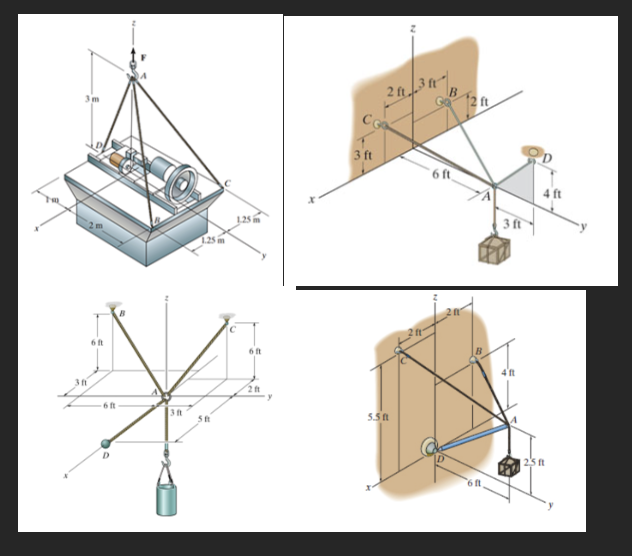 Draw FBD with labels and measurements for all.
