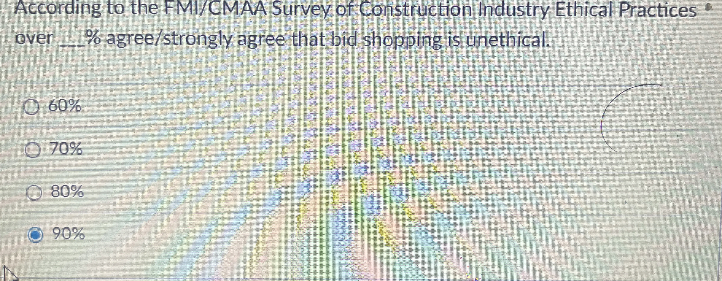 According to the FMI / CMAA Survey of