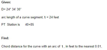 Given: D = 2 4 3 4 ' 3 0 arc length of a curve