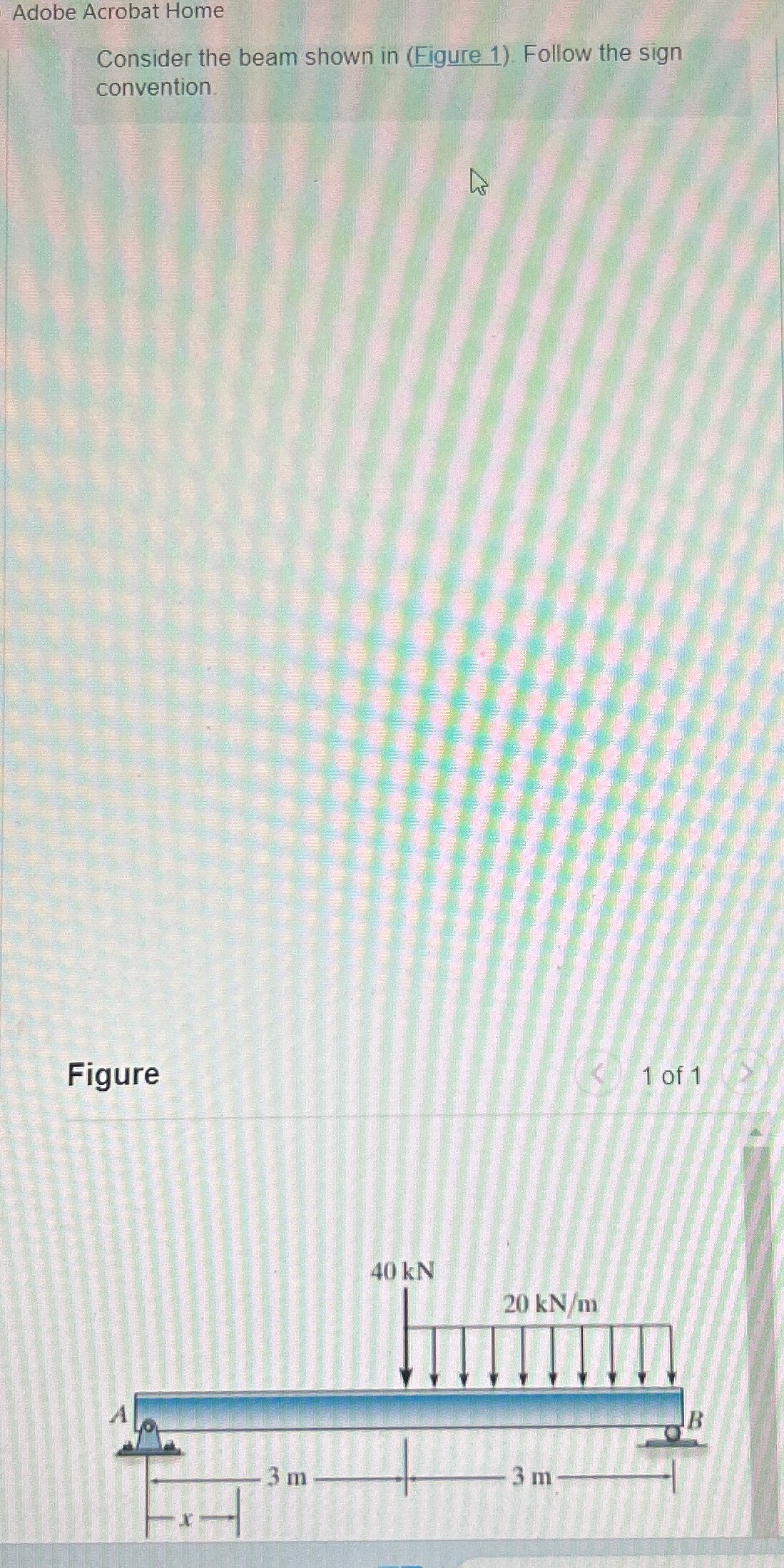 Adobe Acrobat Home Consider the beam shown in (