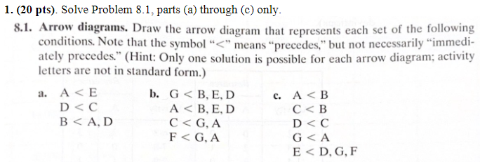 ( 2 0 pts ) . Solve Problem 8 . 1 , parts ( a )