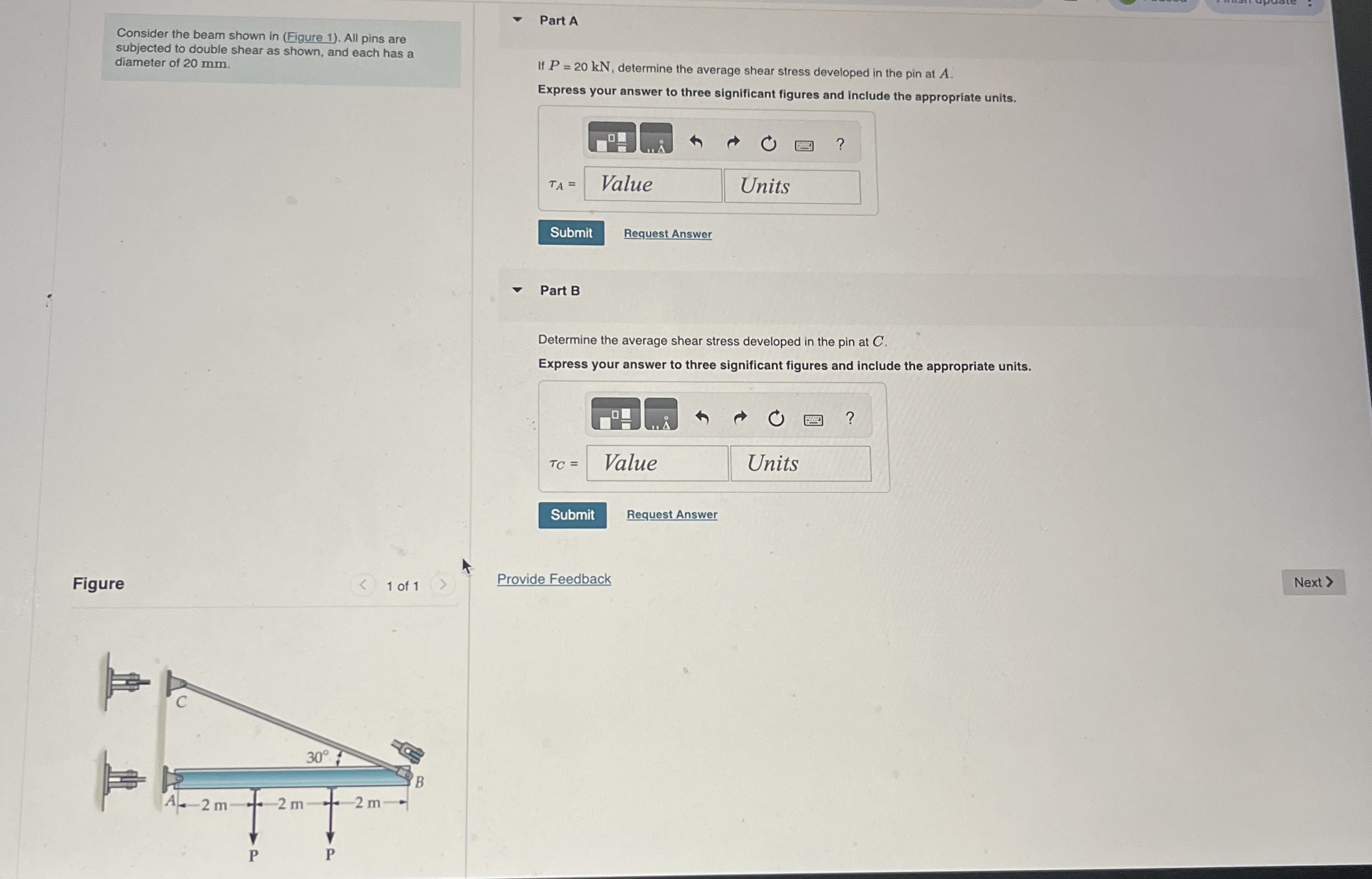 Consider the beam shown in ( Figure 1 ) . All