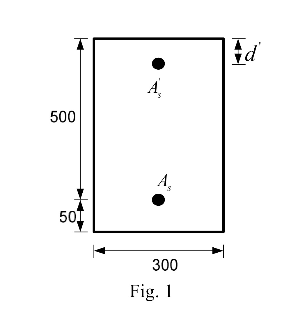 ( 1 ) A s = 5 - D 3 2 , A s ' = 2 - D 2 5 , d ' =