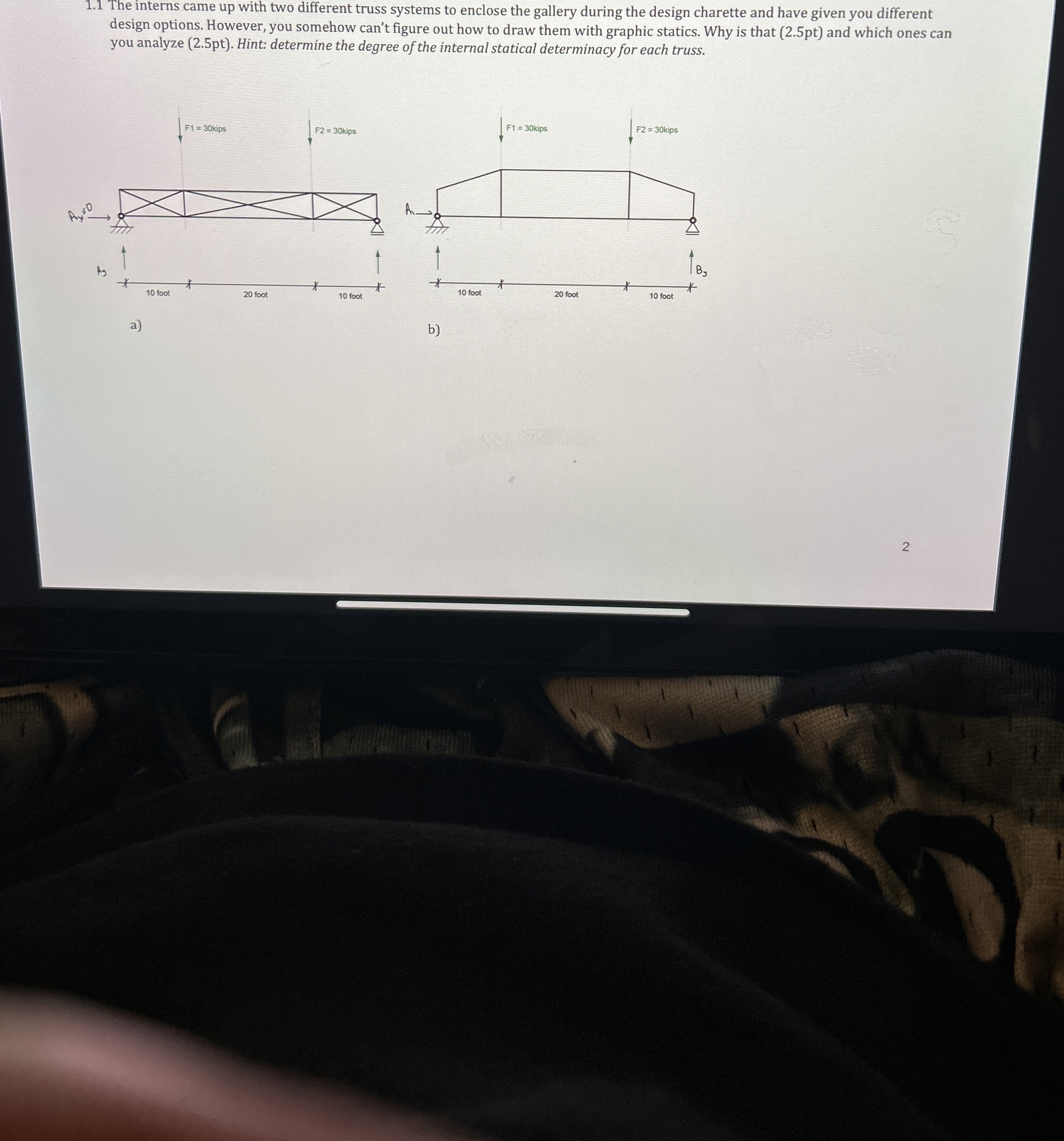 1 . 1 The interns came up with two different