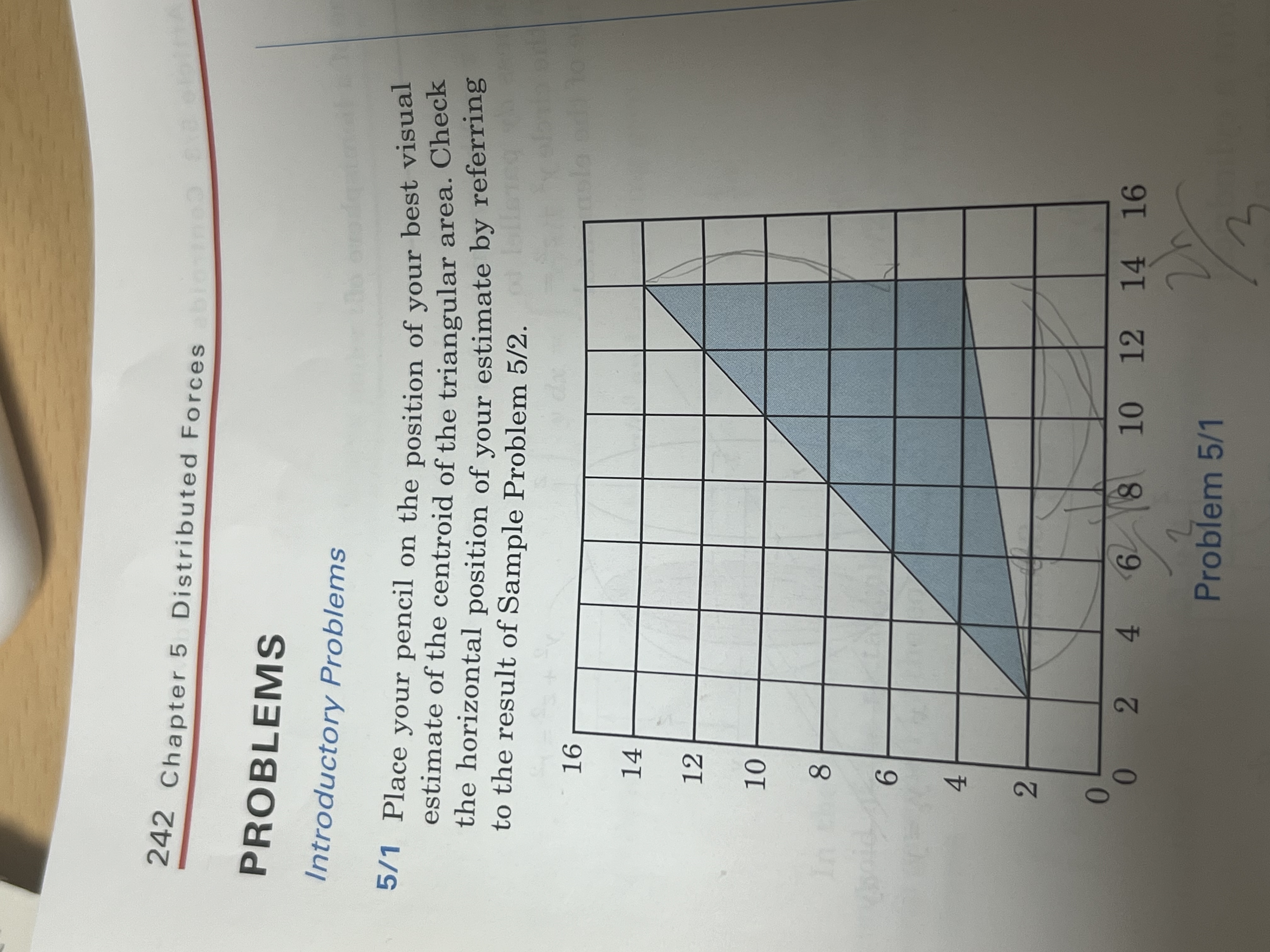 2 4 2 Chapter 5 Distributed Forces PROBLEMS