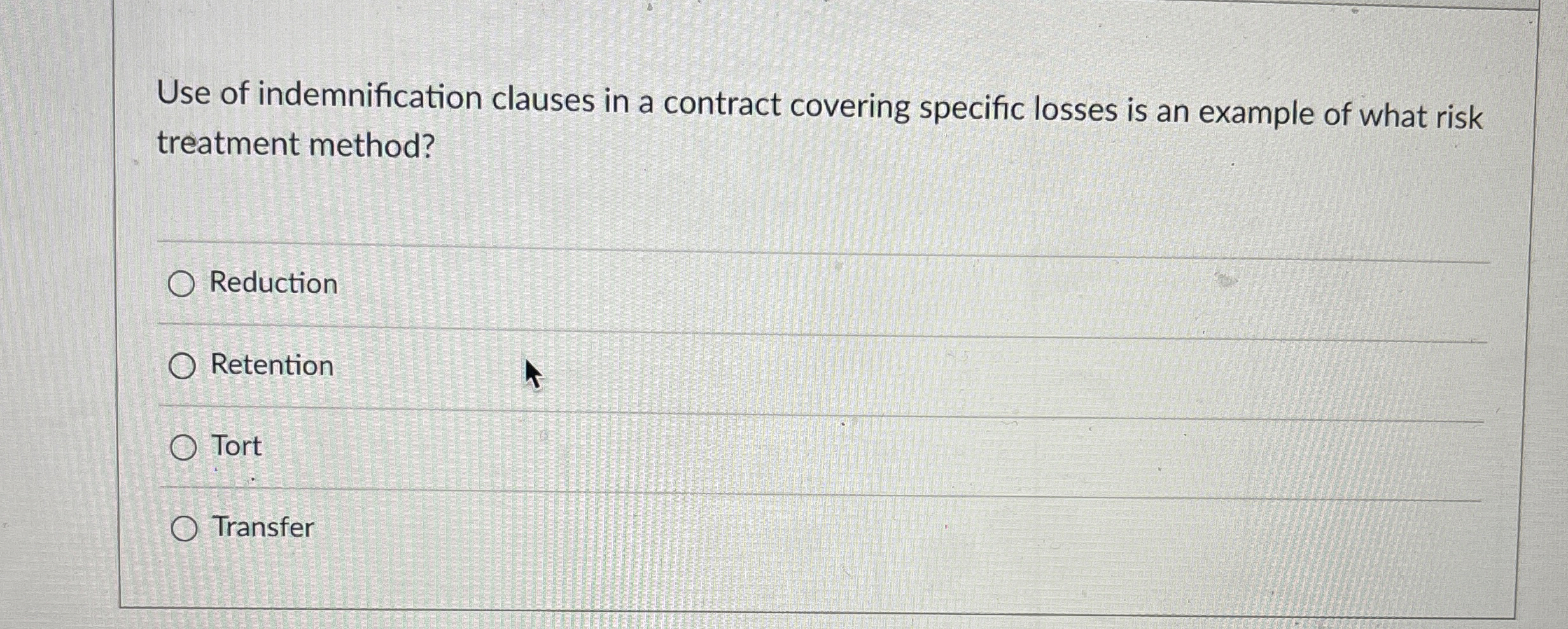use of identification causes in a contract