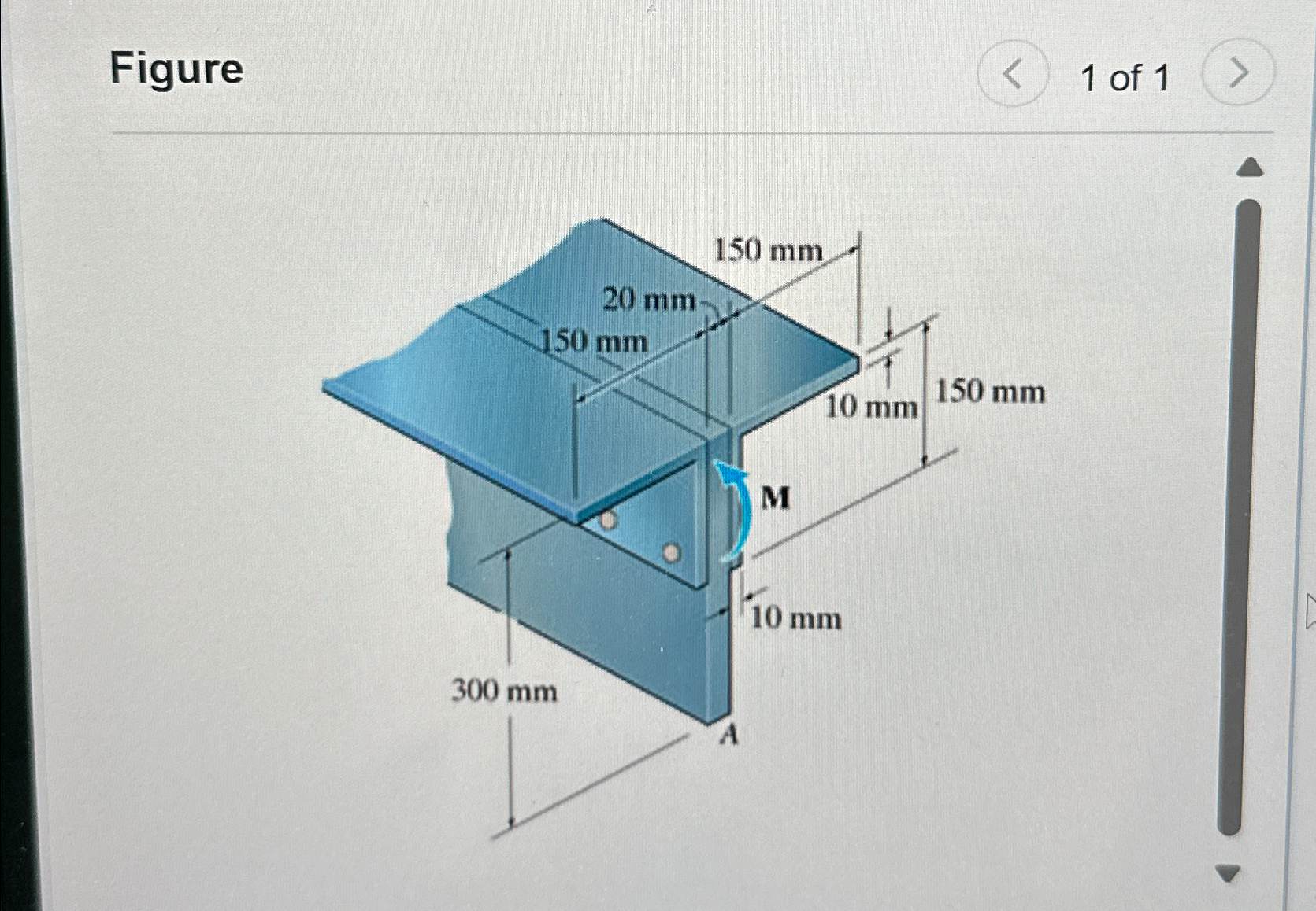 The built - up beam is subjected to an internal