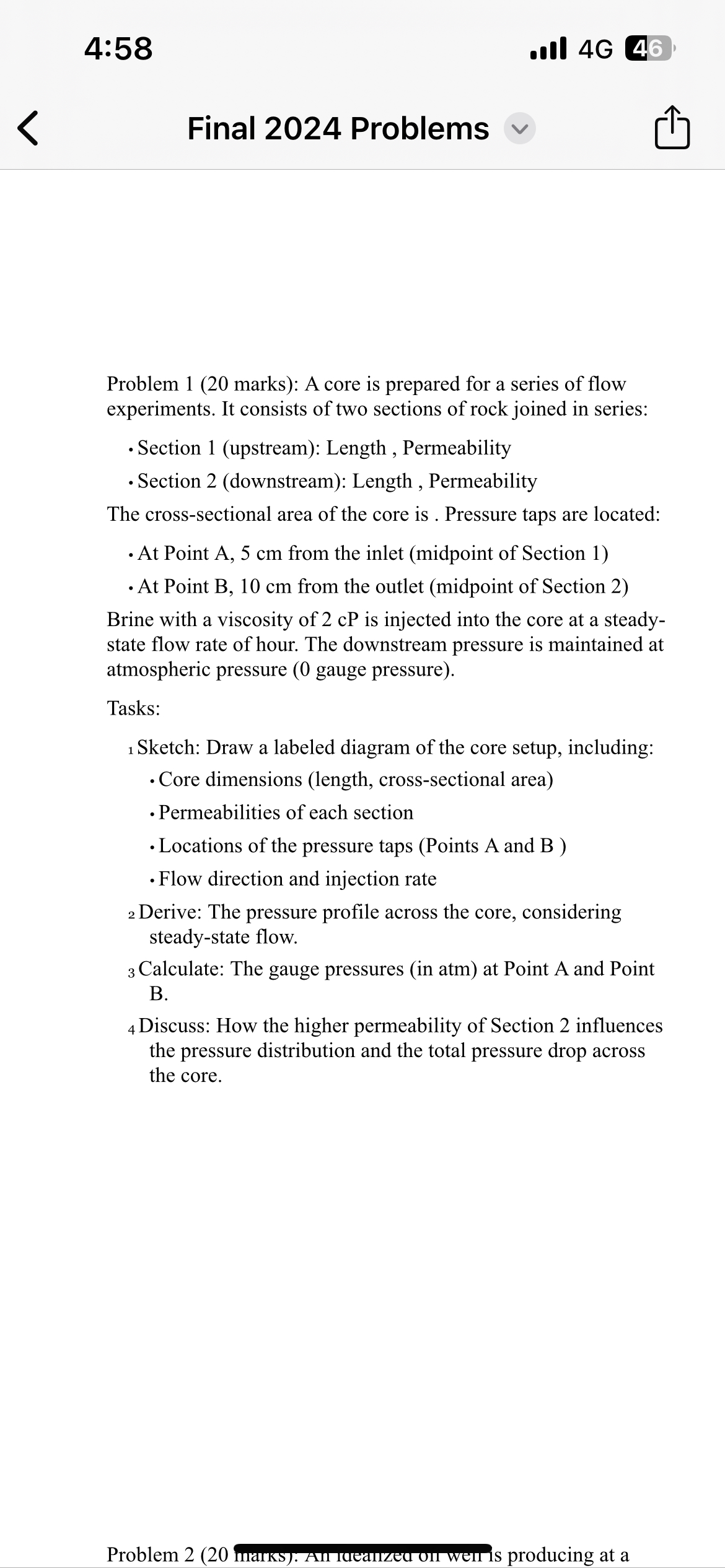 4 : 5 8 . Il 4 G 4 6 Final 2 0 2 4 Problems