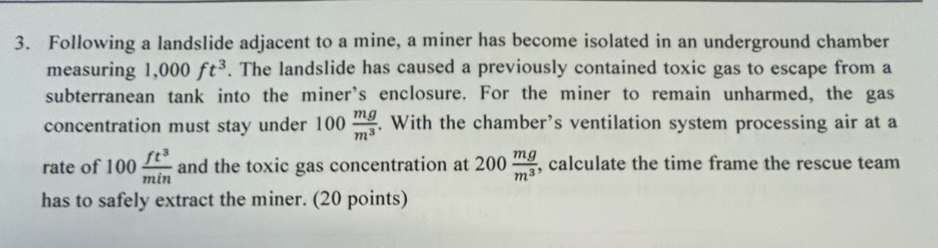 Ask expert Following a landslide adjacent to a
