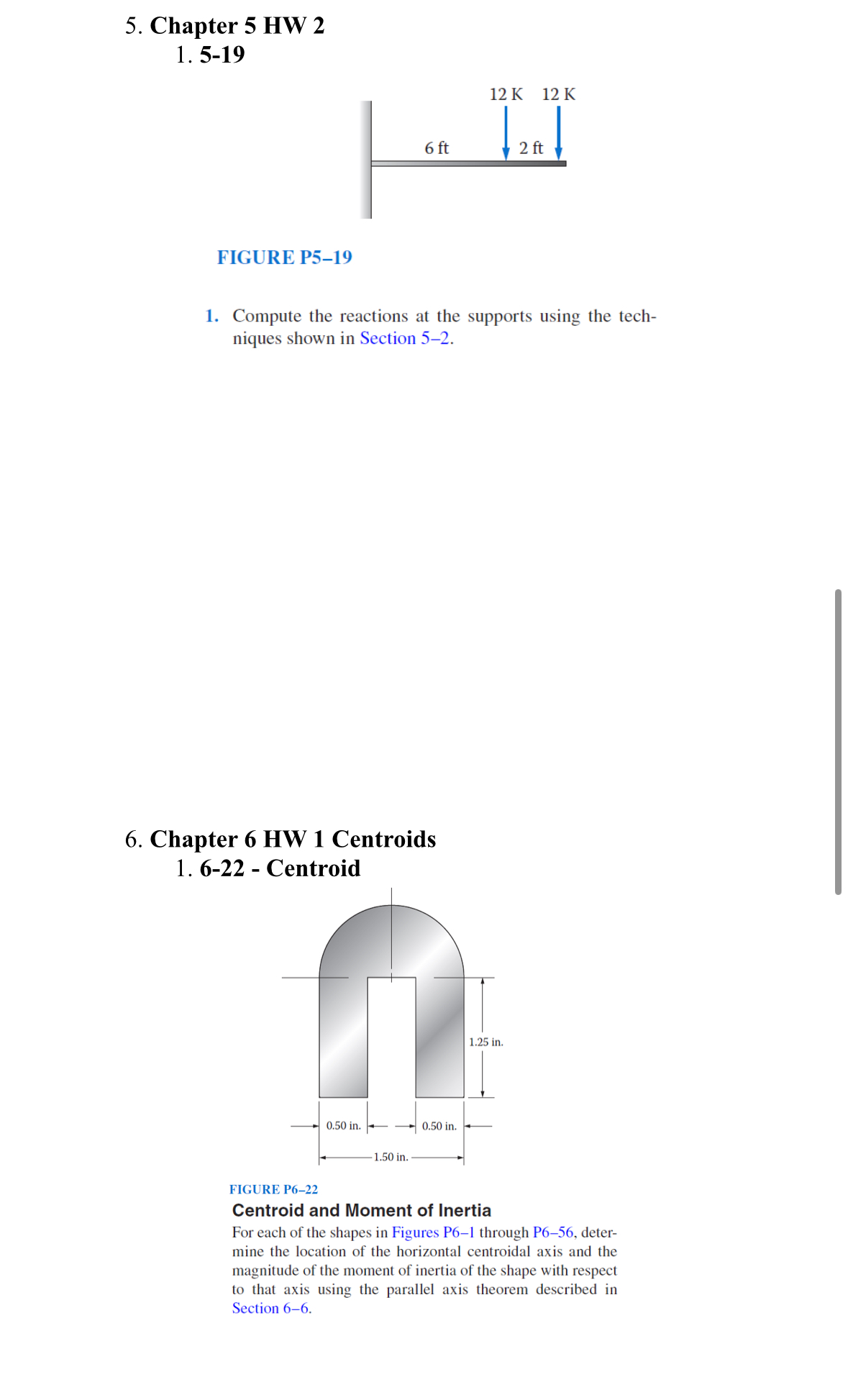 Chapter 5 HW 2 5 - 1 9 FIGURE P 5 - 1 9 Compute