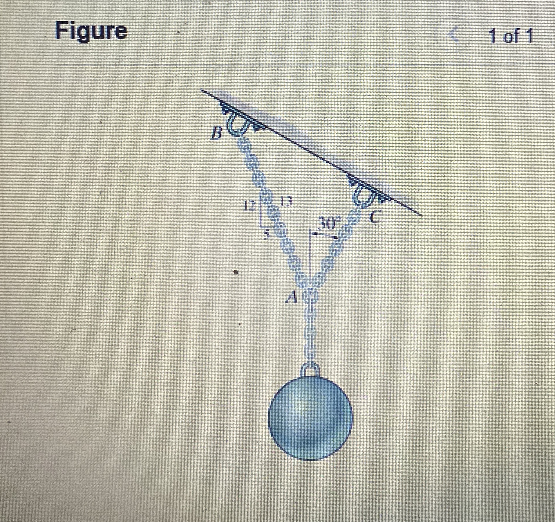 each chain ( AC AND AB ) can support a maximum