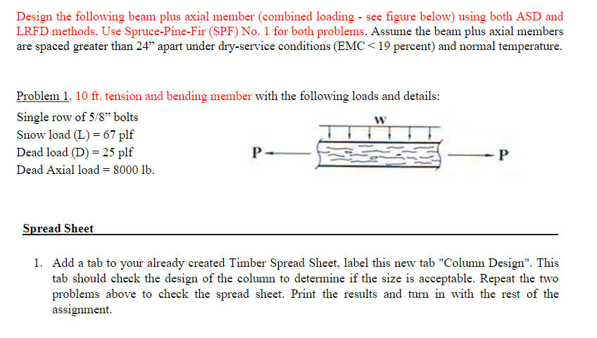 Design a member with the following