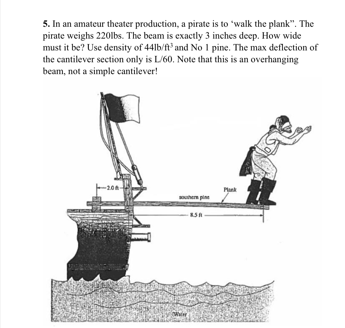 In an amateur theater production, a pirate is to