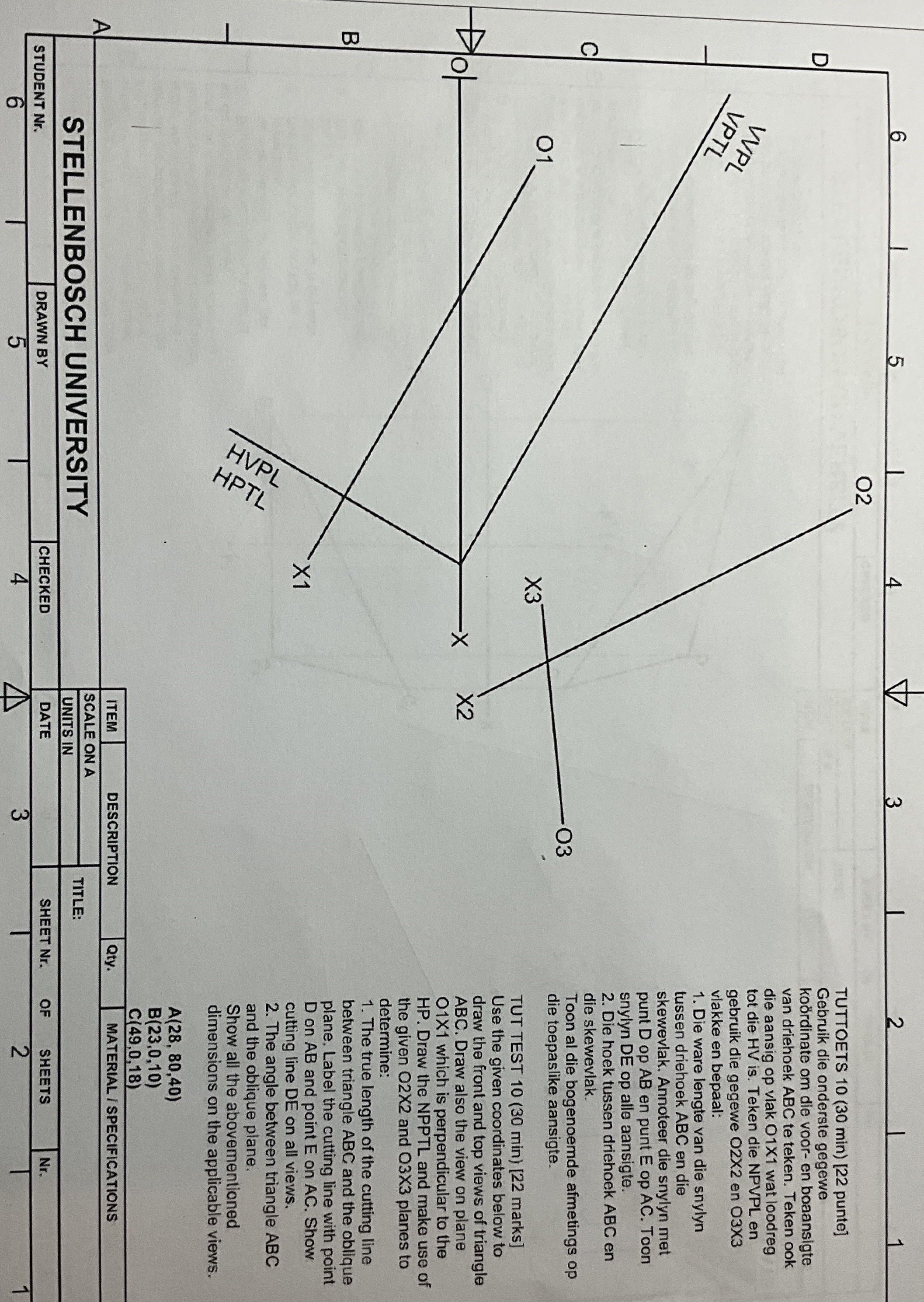 2 1 TUTTOETS 1 0 ( 3 0 min ) [ 2 2 punte ]