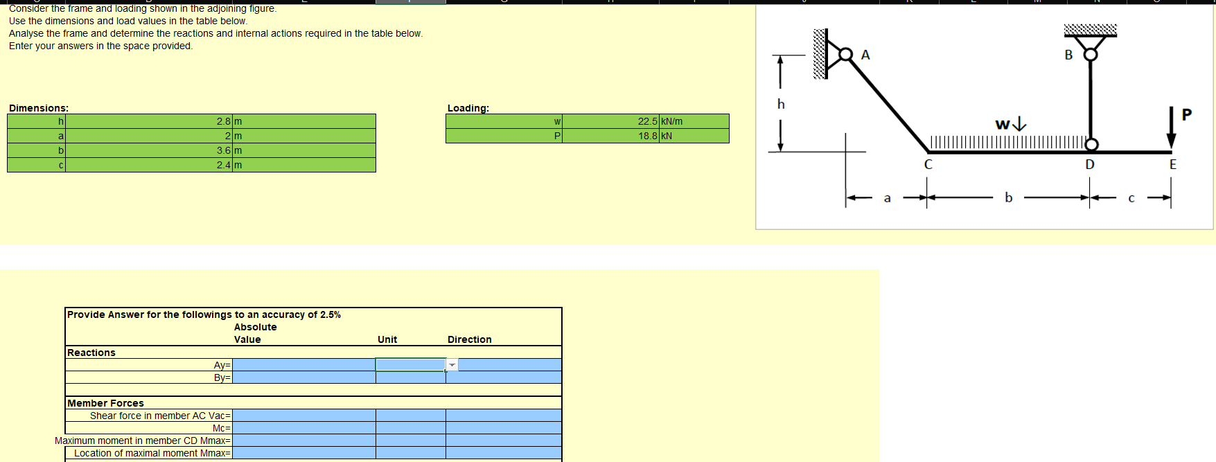 Please answer all boxes showing full working out