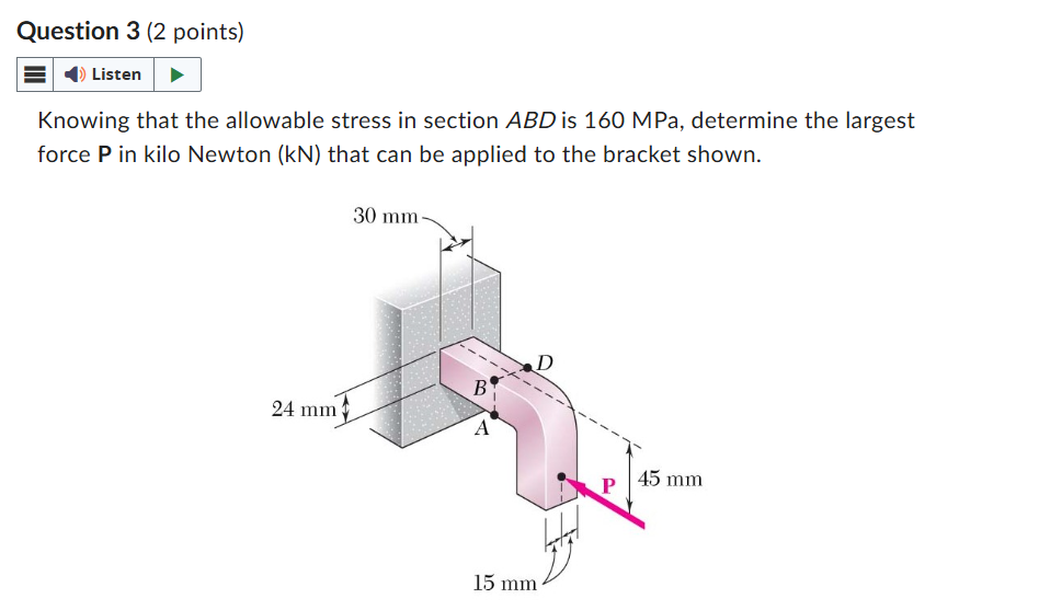 Question 3 ( 2 points ) [ i \ ( ] \ ) Knowing