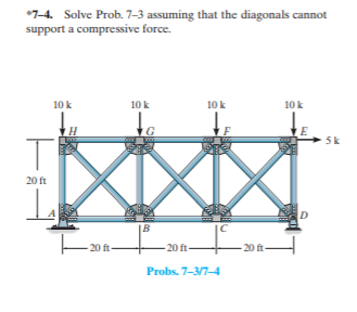 7 - 4 . Solve Prob. 7 - 3 assuming that the