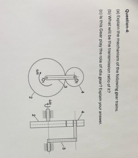 Question - 4 : ( a ) Explain the mechanism of the