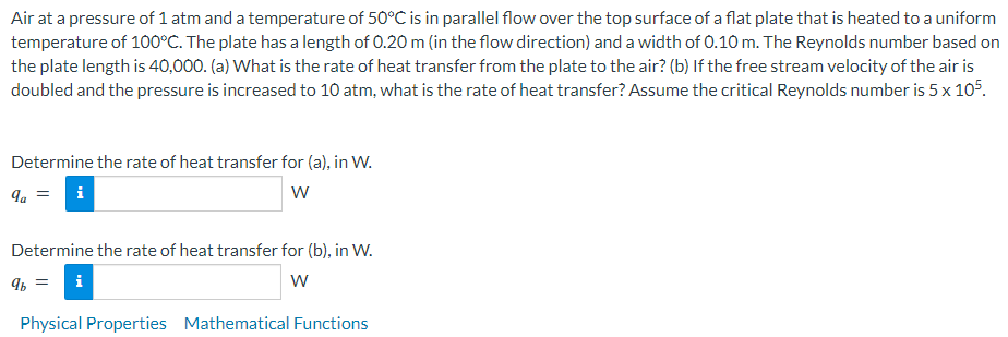 Air at a pressure of 1 atm and a temperature of \