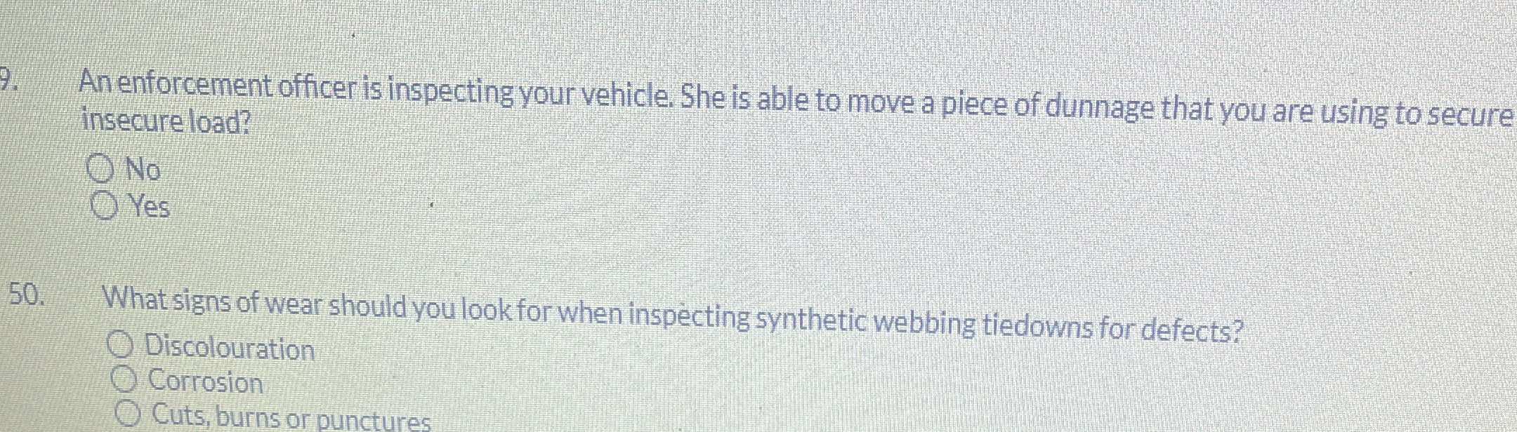 An enforcement officer is inspecting your