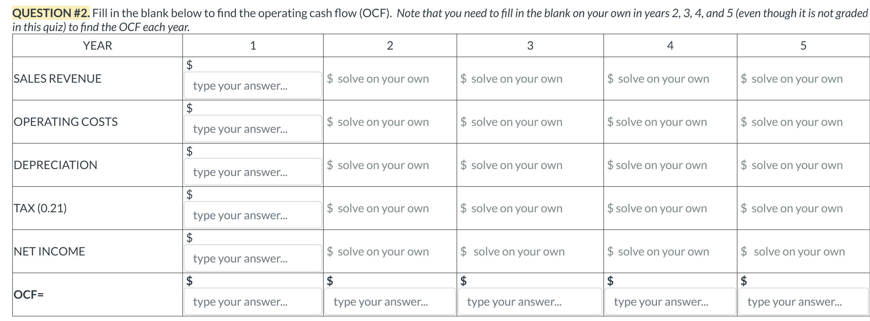 THIS PROBLEM HAS 25 SPOTSTO FILL IN ANSWER. EACH