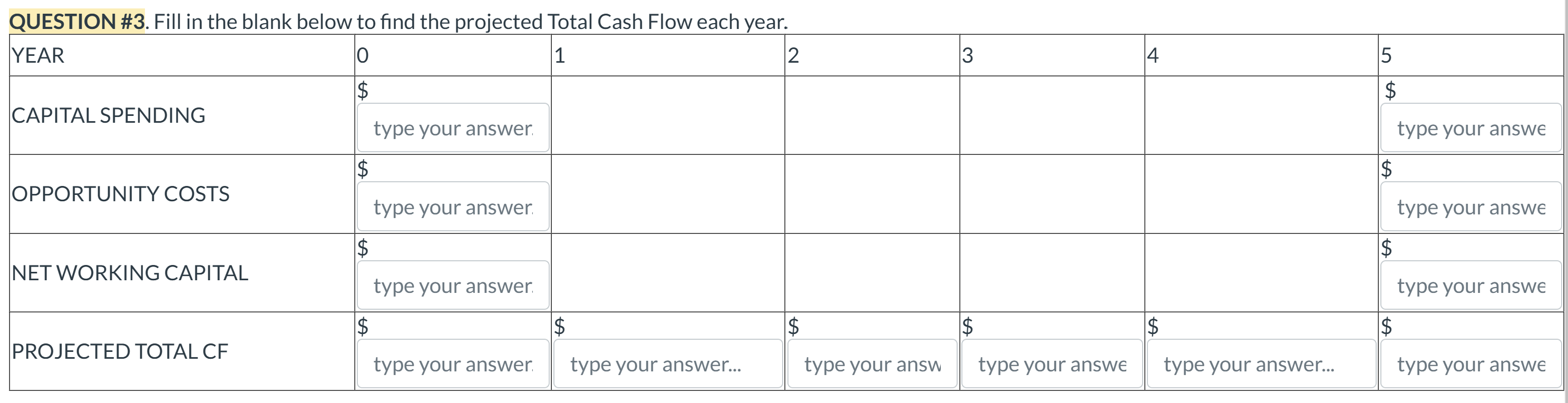 THIS PROBLEM HAS 25 SPOTSTO FILL IN ANSWER. EACH