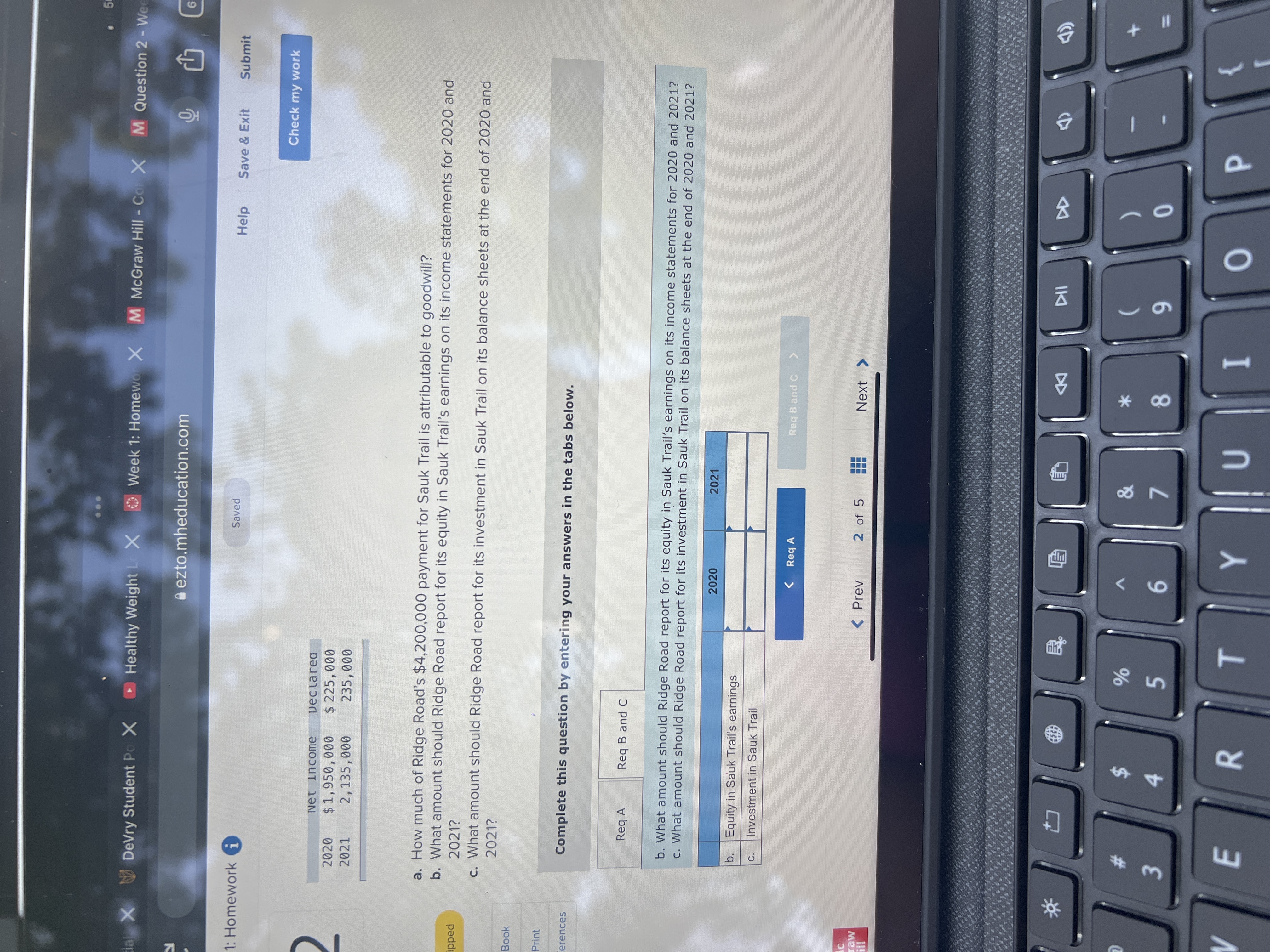 . . . DeVry Student Po X Healthy Weight Lo X Week