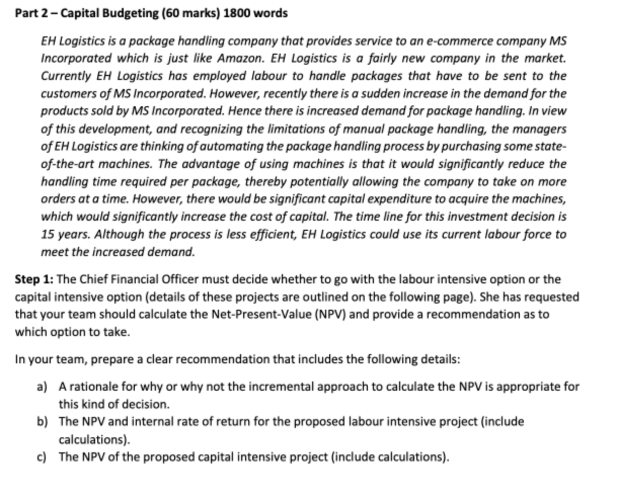 Please refer to the above information and answer