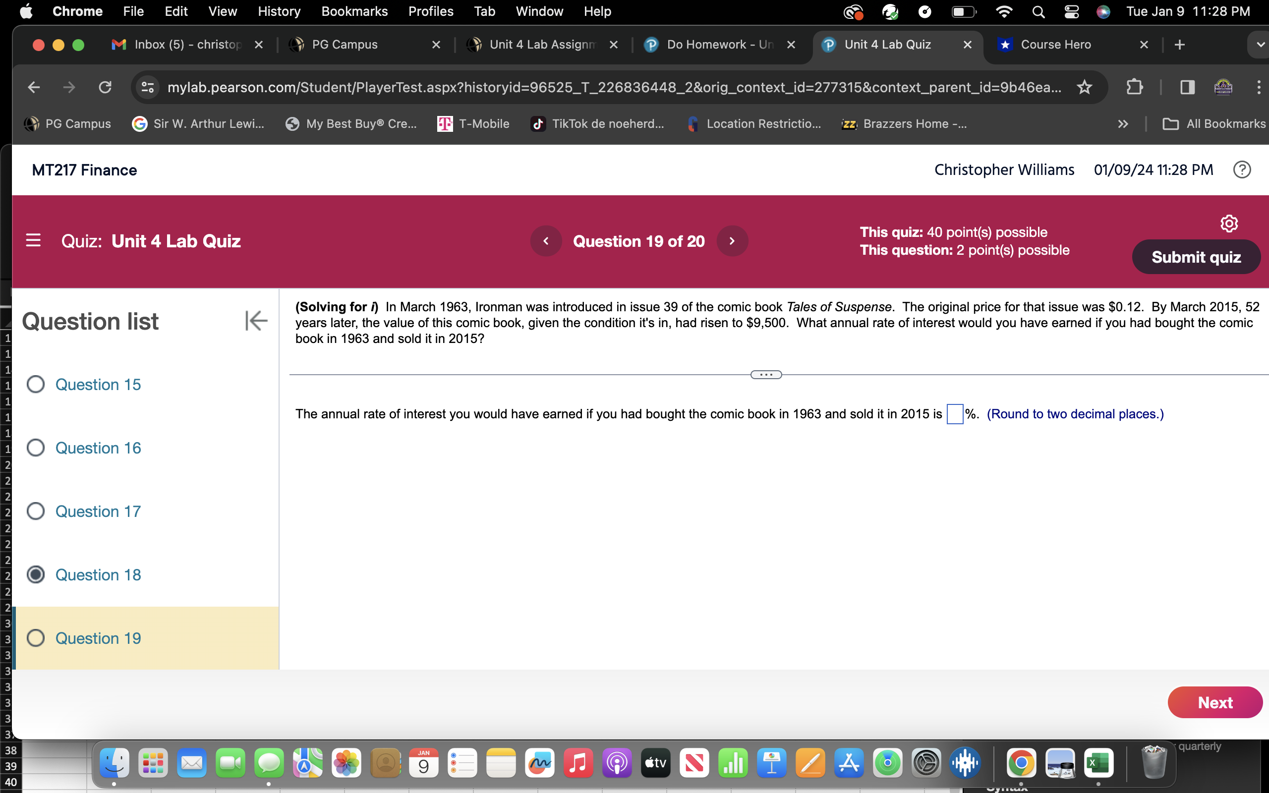 Chrome File Edit View History Bookmarks Profiles