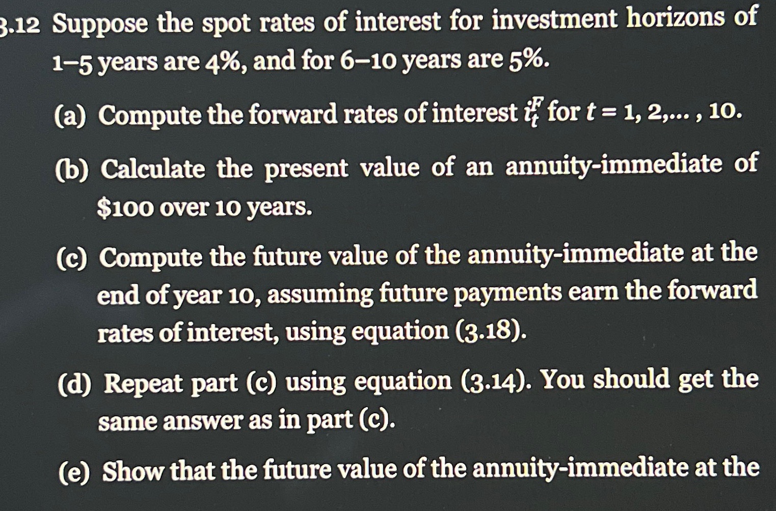 i need help on a-d... please use excel and show