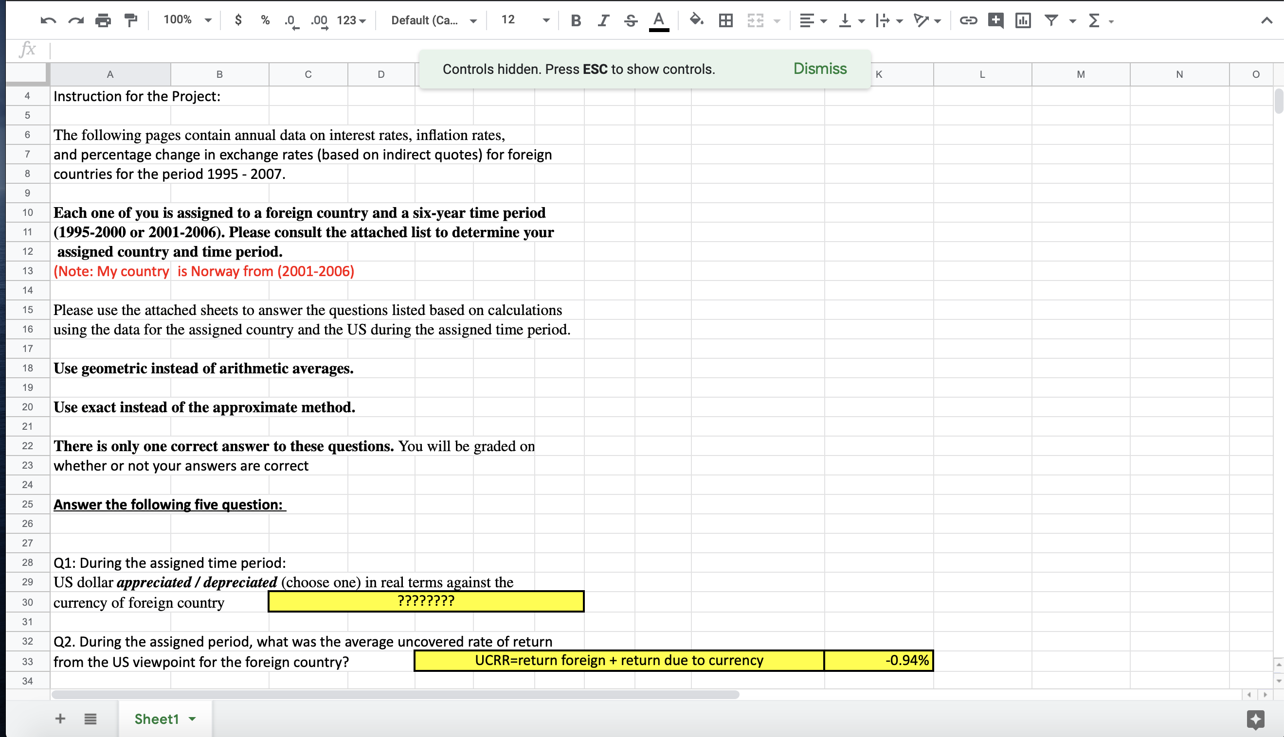 I need help with question 1 and 4. I did all the