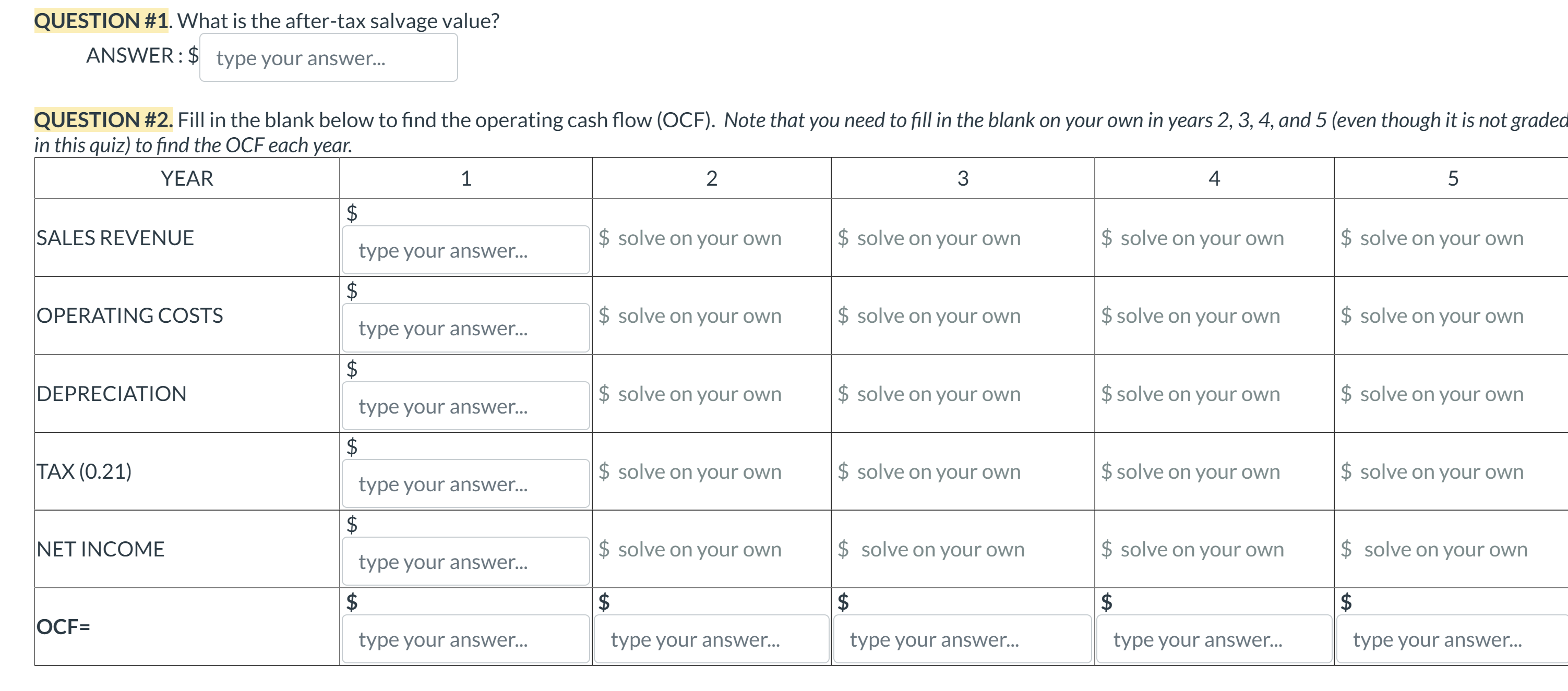 (A negative answer should be indicated by a minus