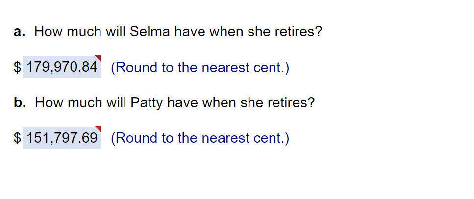 a. Given the information in the table, the