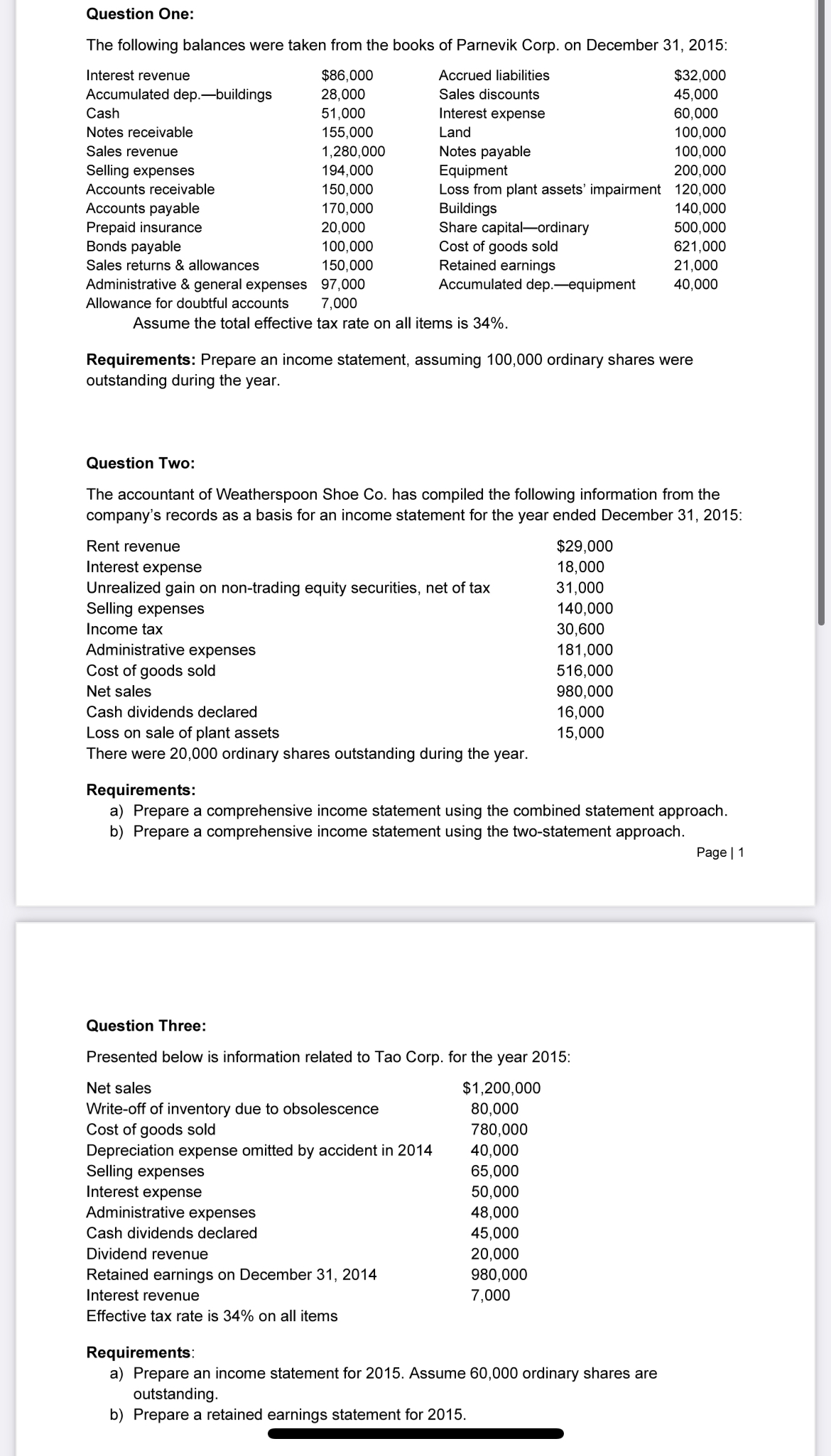 I need these questions to be solved, please