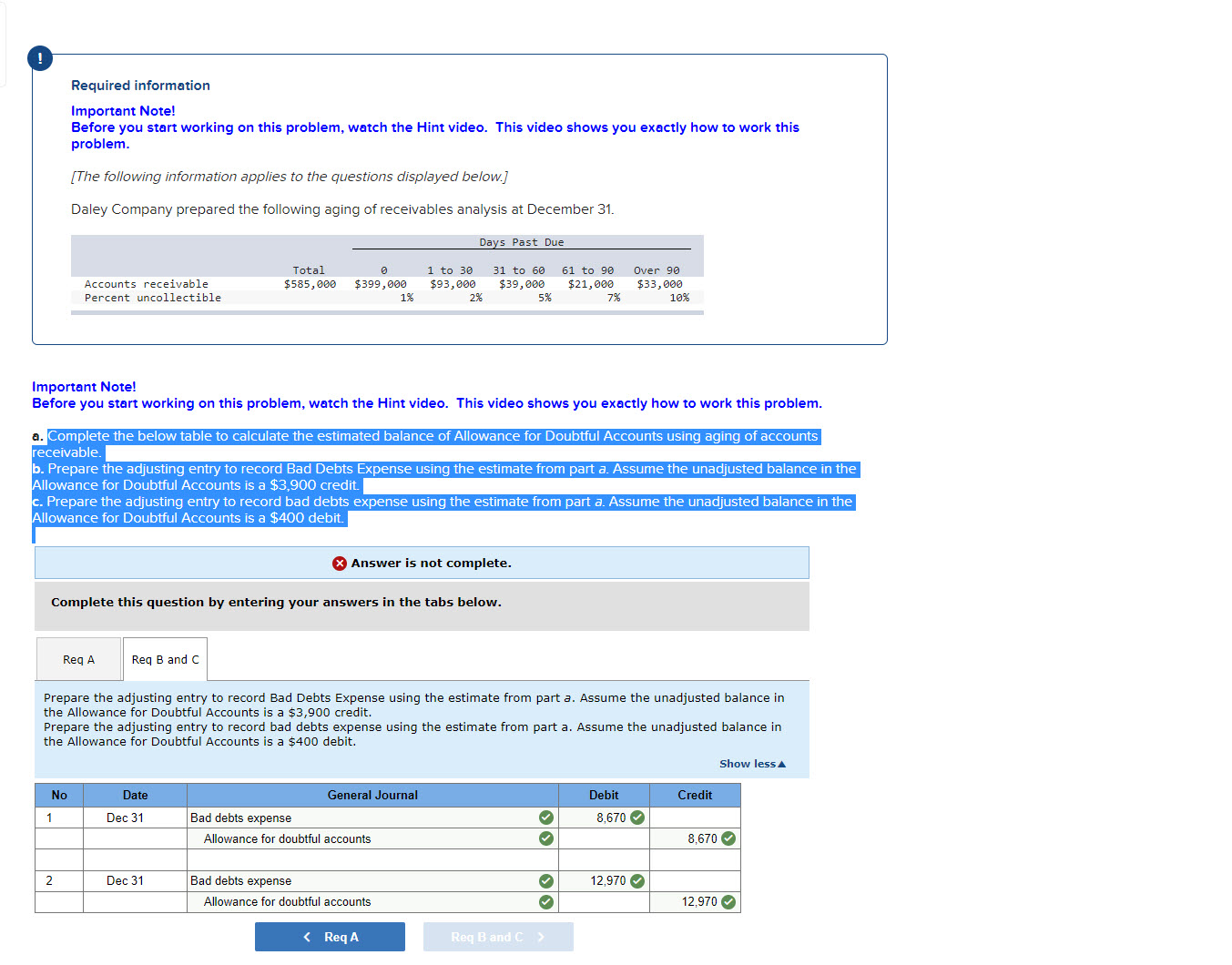 what am I missing in this question Complete the