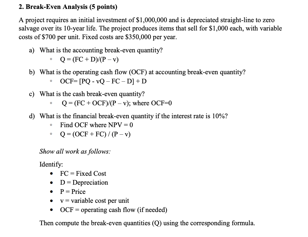 1. Sensitivity Analysis (8 points) Consider the