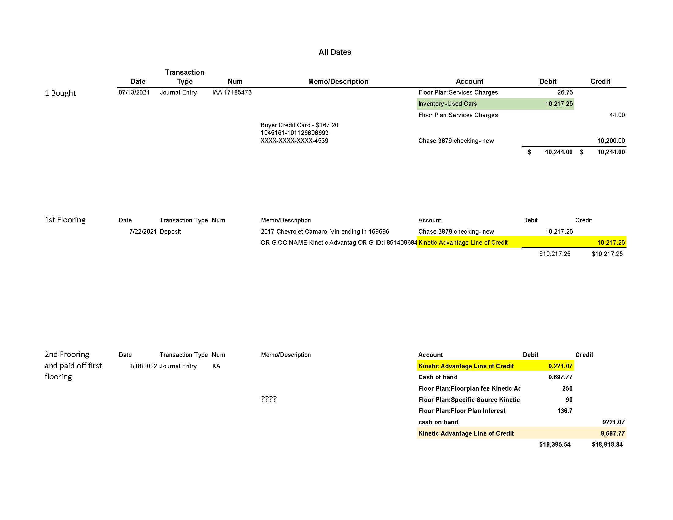 Hello, could you please help me with my entries?