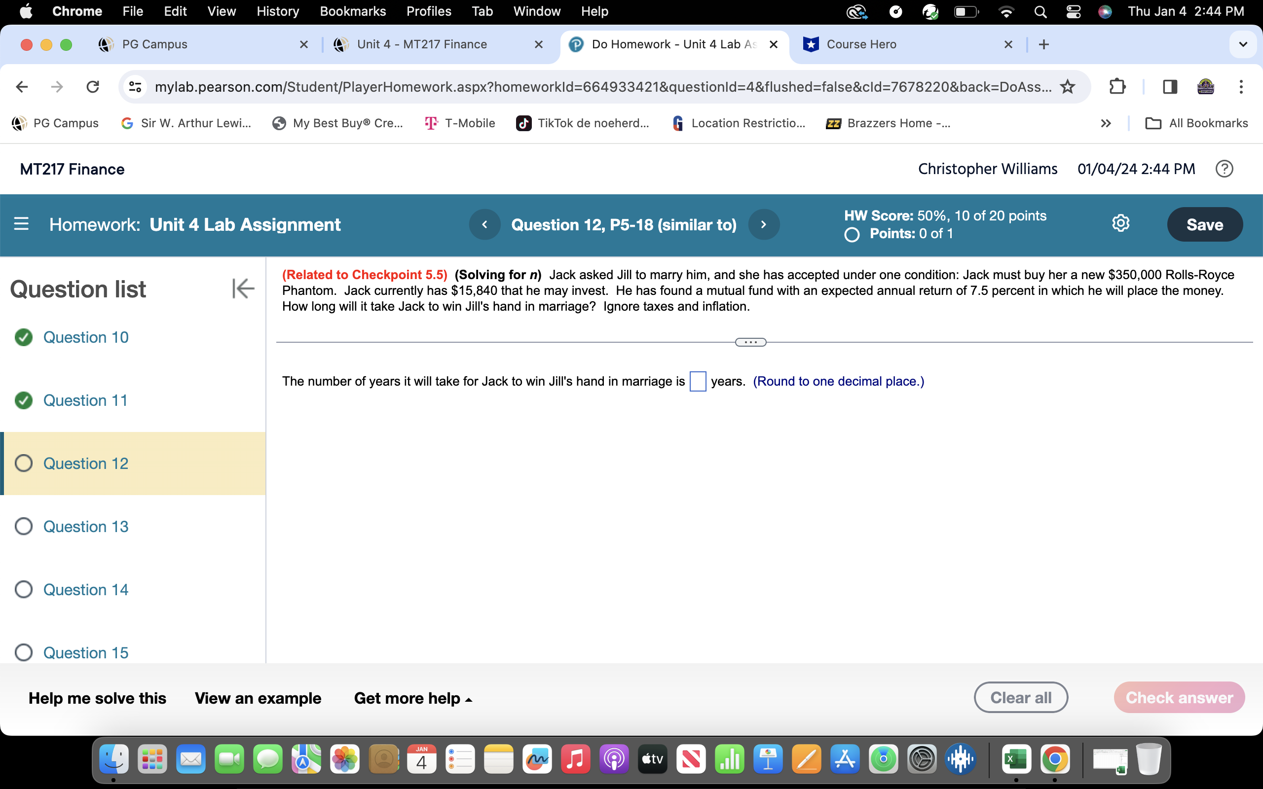Chrome File Edit View History Bookmarks Profiles