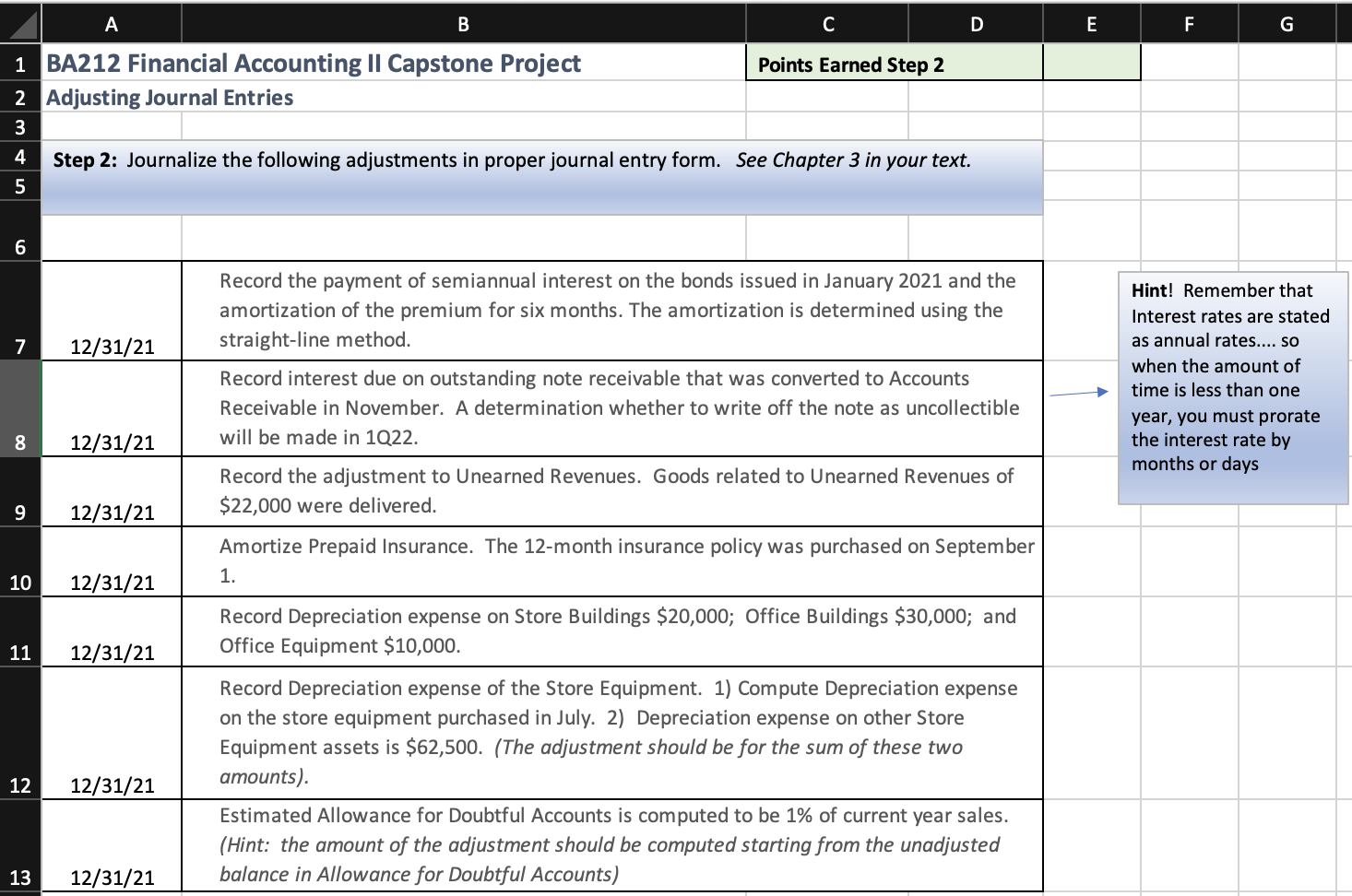 Need help with steps 5 a. b. c the last slides.