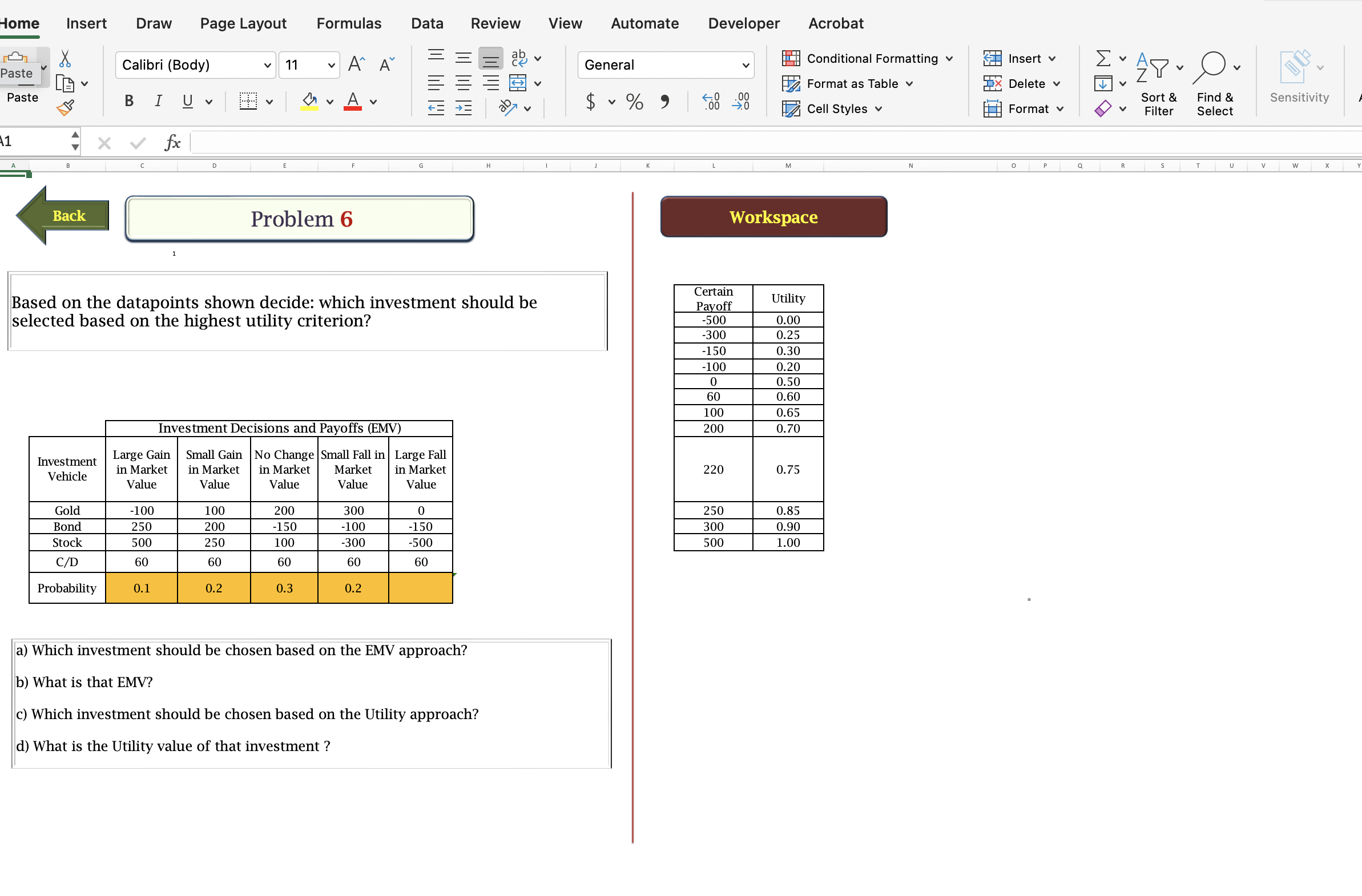 Home Insert Draw Page Layout Formulas Data Review