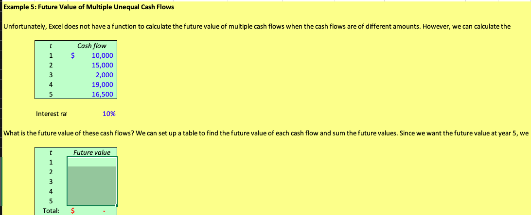 Example 1: Present Value for Annuity Cash Flows