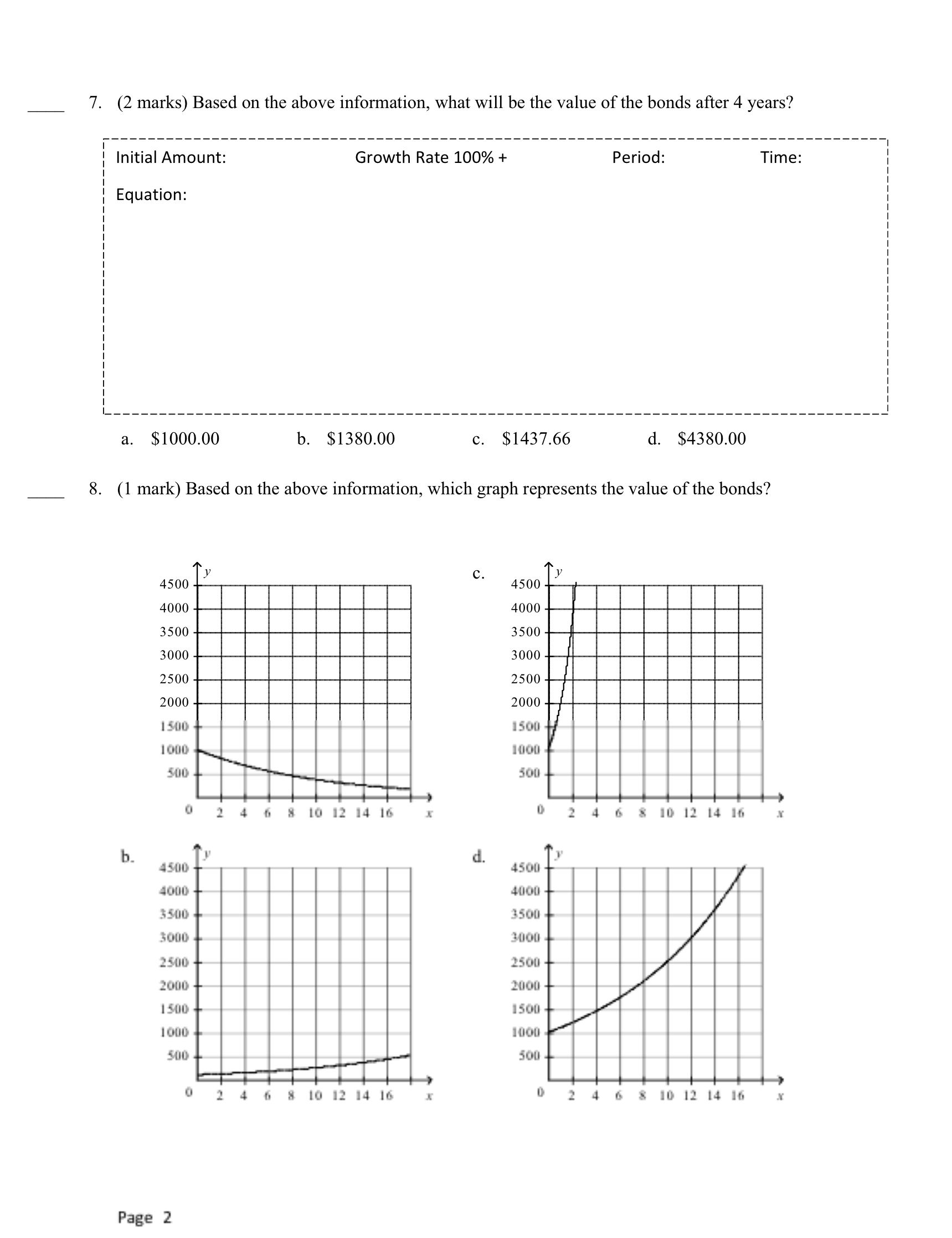 MBF 3C1 Lesson 7 Assignment In this assignment
