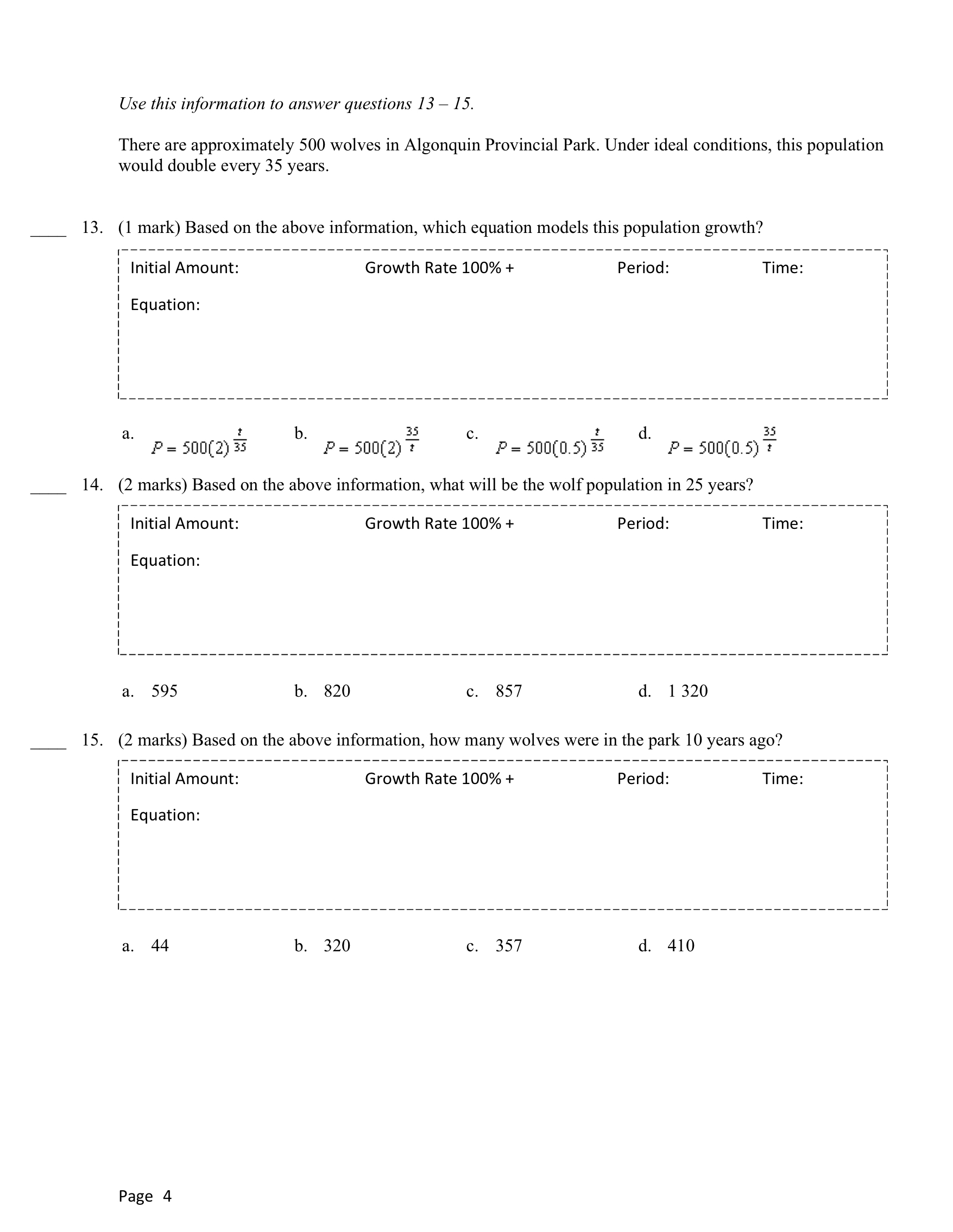 MBF 3C1 Lesson 7 Assignment In this assignment