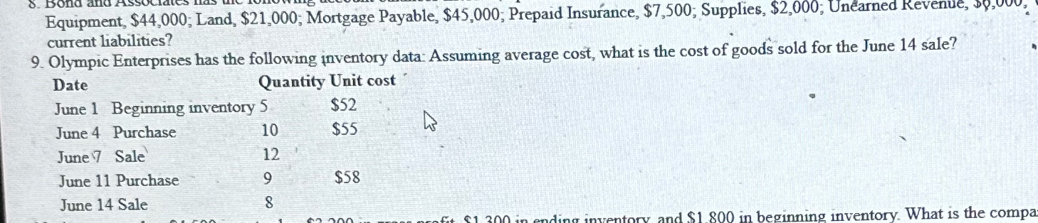 Hello I need help with number 9. Please give me