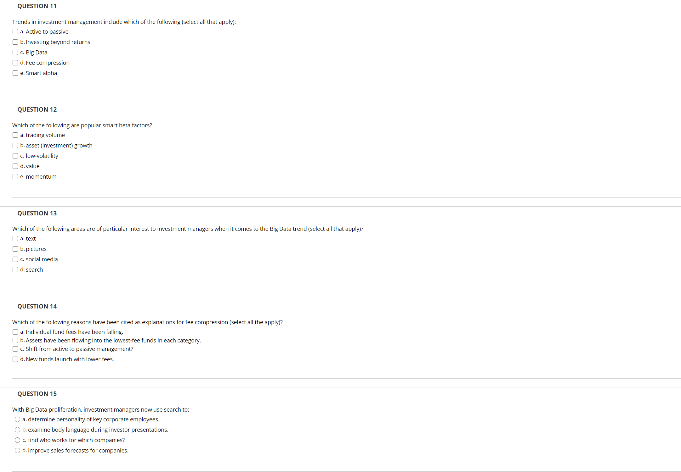 Please help with the following questions: