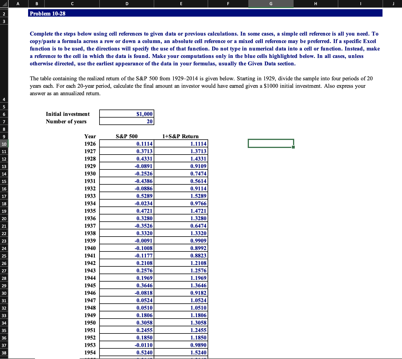 [ ] 3 3 G [} 1 Problem 10-28 Complete the steps