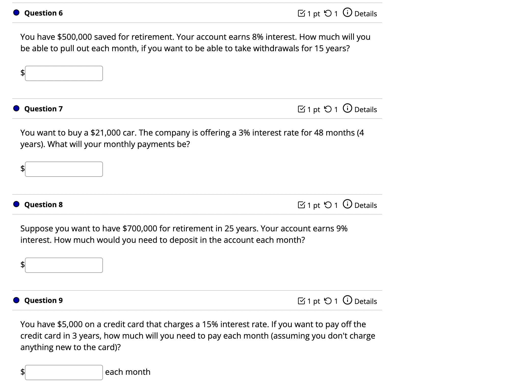 using formulas attached below thank you very